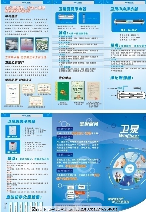 衛(wèi)泉冰水——清涼每一刻，軟件賦能品牌新高度 \n副標(biāo)題 三折頁模板 & 矢量設(shè)計(jì)，高效定制展現(xiàn)品牌魅力 \n\n【內(nèi)頁第一折】\n引言 炎炎夏日，衛(wèi)泉冰水為您帶來純凈與沁爽。我們用心精選深層水源，以極速冷卻技術(shù)保留天然礦物質(zhì)，每一口都是活力的激蕩。在數(shù)字化浪潮下，您的折頁不再只是一張紙——結(jié)合背后的軟件開發(fā)能力，我們能為您創(chuàng)建可與受眾互動(dòng)的電子折頁二維碼，令靜態(tài)畫卷躍然流媒體。在這里，每一次翻閱都觸動(dòng)感官。\nIcon 清新水滴輪廓圍繞齒狀軟件設(shè)計(jì)元素 \n\n【內(nèi)頁第二折】\n核心長(zhǎng)項(xiàng) 專為速度與印象打